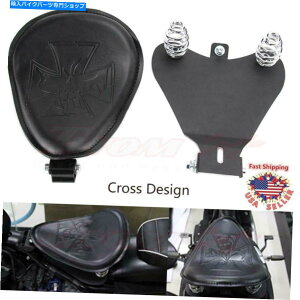 V[g ubNNX\V[guPbgx[Xp3 "n[[X|[cX^[48 883pXvOLbg Black Cross Solo seat Bracket Base Pan 3" Spring Kit For Harley Sportster 48 883