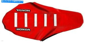 V[g VԂƔ̃utV[gJo[XR200 1985-2006 XR250R 1984-1985 New Red and White Ribbed Seat Cover XR200 1985-2006 XR250R 1984-1985