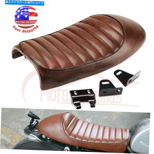 V[g gJtF̃[T[V[gre[Wnvjo[TThSR400 SR500 XJ XS Retro Cafe Racer Seat Vintage Hump Universal Saddle for Yamaha SR400 SR500 XJ XS