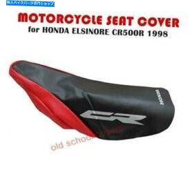 シート オートバイのシートカバーは赤＆ブラックシートでCR500 R Elsinore Honda 1998に合います MOTORCYCLE SEAT COVER will fit CR500 R ELSINORE HONDA 1998 IN RED & BLACK SEAT