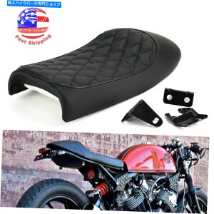 V[g I[goCJtF̃[T[V[gnvThz_XYL胄}n Motorcycle Cafe Racer Seat Hump Saddle For Harley Honda Suzuki Kawasaki Yamaha