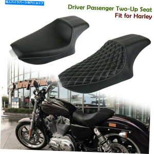 V[g n[[X|[cX^[883JX^XL883 04-17̂߂̉^]̏q̗ȃNbV Driver Passenger Two-Up Seat Cushion For Harley Sportster 883 Custom XL883 04-17