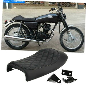 V[g I[goCJtF̃[T[V[gtbgnvThtBbgz_CBXYLGS}n Motorcycle Cafe Racer Seat Flat & Hump Saddle Fit For Honda CB Suzuki GS Yamaha