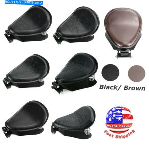 V[g n[[{o[`bp[_Cî߂̃I[goC\^]ȃx[XXvOuPbg Motorcycle Solo Driver Seat Base Spring Bracket For Harley Bobber Chopper Dyna