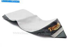 V[g V[gJo[AT20^CK[JuACgƃ_[NO[ACMX Seat Cover, Triumph T20 Tiger Cub, Light and Dark Grey, UK Made
