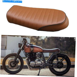 V[g z_CBXYLGS}nGNpre[WuEI[goCJtF[T[V[gtbg Vintage Brown Motorcycle Cafe Racer Seat Flat For Honda CB Suzuki GS Yamaha GN