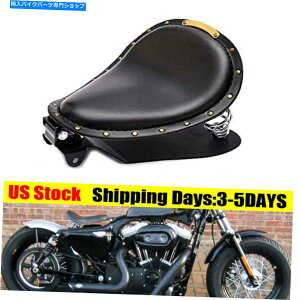 �V�[�g �n�[���[�`���b�p�[�{�b�T�[�̂��߂̃I�[�g�o�C�\���V�[�g3 "�X�v�����Ow /�x�[�X�u���b�N�u���E���t�B�b�g Motorcycle Solo Seat 3" Spring W/ Base Black Brown Fit For Harley Chopper Bobber