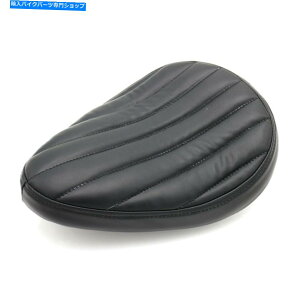 V[g Harley Chotper BobberJX^SX650pPUU[ubN\hCoNbVV[g PU Leather Black Solo Driver Cushion Seat For Harley Chopper Bobber Custom SX650