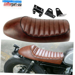 V[g z_CBXYLGS}nXJ̃nvThtbgubgJtF[T[re[WV[g Hump Saddle Flat Brat Cafe Racer Vintage Seat For Honda CB Suzuki GS Yamaha XJ