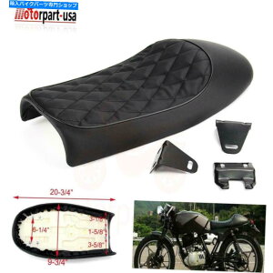 V[g z_XYLRĈ߂̃I[goCnvhThJtF[T[re[WV[g Motorcycle Hump Saddle Cafe Racer Vintage Seat For Honda Suzuki Yamaha Kawasaki