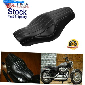 V[g _Ch̉^]̌㕔Ȃ̍Ȃ̂߂2̃n[[X|[cX^[JX^883 48 BT2 Diamond Driver Rear Passenger Seat Two-up for Harley Sportster Custom 883 48 BT2