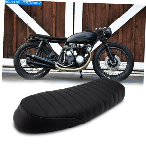 V[g z_CBXYLGS}nXĴ߂̍tbgubgJtF[T[Thre[WV[g Black Flat Brat Cafe Racer Saddle Vintage Seat For Honda CB Suzuki GS Yamaha XJ