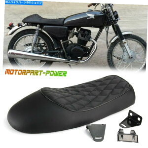 V[g z_CB 400 550 750ubN_Ch̃nvJtF[T[I[goCre[WV[g Hump Cafe Racer Motorcycle Vintage Seat For Honda CB 400 550 750 Black Diamond