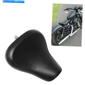 V[g n[[X|[cX^[XL1200C XL883C XL883Ĉ߂̍ṽhCo[\̍ Black Leather Driver Solo Seat for Harley Sportster XL1200C XL883C XLH1100