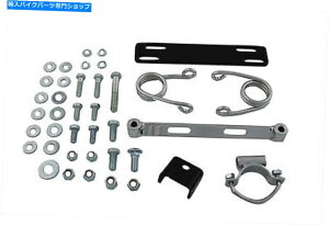 V[g NwAs\V[g}EgLbgtBbgn[[_rbh\ Chrome Hair Pin Solo Seat Mount Kit fits Harley-Davidson