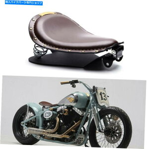 V[g n[[_rbh\X|[cX^[883̂߂̃{o[oCNI[goCuE\ȃXvOx[X Bobber Motorcycle Brown Solo Seat Spring Base For Harley Davidson Sportster 883