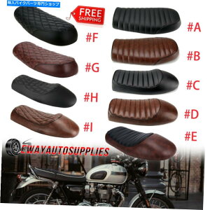 V[g jo[TI[goCJtF[T[V[gtbgnvThz_CBXYL Universal Motorcycle Cafe Racer Seat Flat Hump Saddle For Harley Honda CB Suzuki