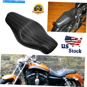 V[g n[[_rbh\XL883N XL120 BT2̂߂̃s[X2̃hCo[+Ȁ One Piece Two up Driver+Rear Passenger Seat for Harley Davidson XL883N XL120 BT2