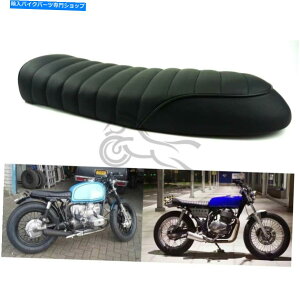 V[g I[goCJtF̃[T[re[WV[gtbgnvhTh}n Motorcycle Cafe Racer Vintage Seat Flat Hump Saddle For Honda Suzuki Yamaha