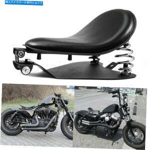 V[g ubN\V[gx[Xvbep3 "n[[X|[cX^[̂߂̃NXvOuPbgtBbg Black Solo Seat Baseplate Pan 3" Chrome Spring Bracket Fit for Harley Sportster