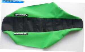 �V�[�g �j���[�O���[�����u���b�N���u�V�[�g�J�o�[KX125 KX250 1999-2001 New GREEN & BLACK Ribbed Seat cover KX125 KX250 1999-2001�y���s�A���i�z