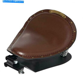 シート 川崎vulcan 500 900 Bobberチョッパーのためのベースが付いているオートバイのソロ運転席 Motorcycle Solo Driver Seat With Base For Kawasaki Vulcan 500 900 Bobber Chopper