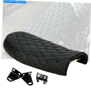 V[g I[goCJtF̃[T[V[gtbgubgTh̓z_CBXYLGS}nXJ US Motorcycle Cafe Racer Seat Flat Brat Saddle For Honda CB Suzuki GS Yamaha XJ US