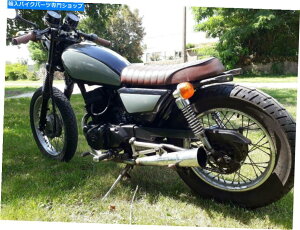 V[g z_CB 400 550 750ubNuEptbgnvJtF[T[ThI[goCV[g Flat Hump Cafe Racer Saddle Motorcycle Seat For Honda CB 400 550 750 Black&Brown