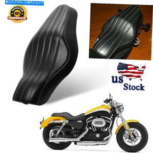 V[g n[[X|[cX^[2̃AbvV[g̏q̃hCo[Th883 1200 2006-2016 BTB2 Two Up Seat Passenger Driver Saddle For Harley Sportster 883 1200 2006-2016 BTB2