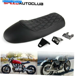 V[g z_CBXYL}nXĴ߂̃ubNnvJtF[T[Thre[WV[g Black Hump Cafe Racer Saddle Vintage Seat For Honda CB Suzuki Yamaha XJ Kawasaki