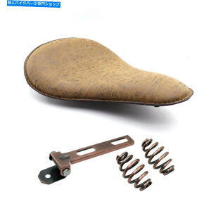 V[g n[[`bp[{o[̂߂̐VgPUU[\^]ȃXvuPbg New Retro PU Leather Solo Driver Seat Spring Bracket For Harley Chopper Bobber