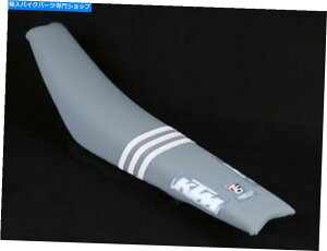 �V�[�g TLD KTM�`�[���V�[�g - �O���[W / 3�z���C�g���uSX / SX-F / SX-FE / XC-F 16-18 TLD KTM TEAM SEAT- GRAY w/ 3 WHITE RIBS SX/SX-F/SX-FE/XC-F 16-18�y���s�A���i�z