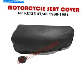 シート オートバイシートカバーフィットKe 125 Ke 125 Kawasaki A7 A8 1980-1981＆ストラップ MOTORCYCLE SEAT COVER FITS KE125 KE 125 KAWASAKI A7 A8 1980-1981 & STRAP