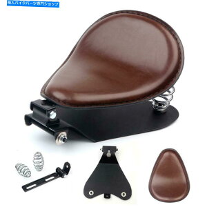 V[g Harley XL883̂߂̒F̃I[goC̃{o[̃`bp[\̍ȃXvbLuPbgx[X Brown Motorcycle Bobber Chopper Solo Seat Spring Bracket Base For Harley XL883