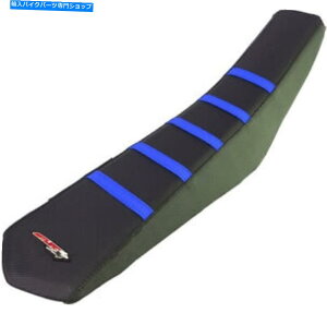 V[g I[g[[XOR5303BKuV[gJo[ubN/ubN/u[YZ450F 2018 Outlaw Racing OR5303BK Ribbed Traction Seat Cover Black/Black/Blue YZ450F 2018
