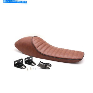 V[g GS500E GT185 500 T250 500 TU250̂߂̒F̃I[goCnvJtF[T[V[g Brown Motorcycle Hump Cafe Racer Seat For Suzuki GS500E GT185 500 T250 500 TU250