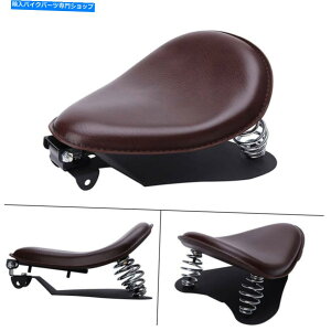 �V�[�g �I�[�g�o�C���U�[�{�o�[�\���T�h���V�[�g3 ''�n�[���[�E�A�����J�̂��߂̏t�̃u���P�b�g�x�[�X Motorcycle Leather Bobber Solo Saddle Seat 3'' Spring Bracket Base For Harley US