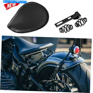 �V�[�g �n�[���[�A�C����883�̂��߂̃\���V�[�g�X�v���b�L�u���P�b�g�̐V���������I�[�g�o�C�̃{�o�[�̌��� NEW Black Motorcycle Bobber damping Solo Seat Spring Bracket For Harley Iron 883