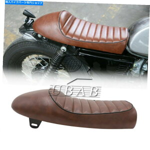 �V�[�g �u���E���n���v���j�o�[�T���J�t�F���[�T�[�V�[�gCB450 CB450 CB750�̂��߂̌ÓT�I�ȃT�h�� Brown Hump Universal Cafe Racer Seat Classic Saddle For Honda CB350 CB450 CB750