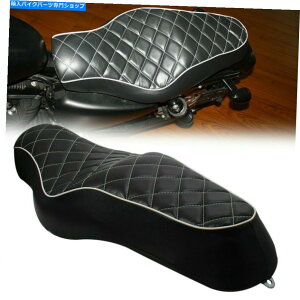 V[g n[[X|[cX^[XL 883 1200̃_Ch2̃hCo[̏ Diamond Two Up Driver Passenger Seat For Harley Sportster XL 883 1200 Nightster