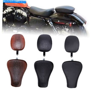 V[g n[[X|[cX^[1200 883 48 72pI[goChCo[\V[g+qpbh Motorcycle Driver Solo Seat + Passenger Pad For Harley Sportster 1200 883 48 72
