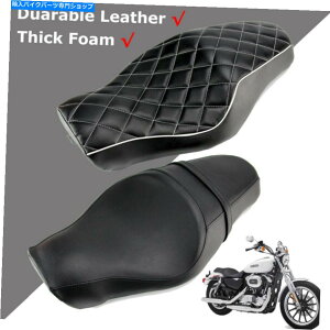 V[g n[[X|[cX^[̂߂̃hCo[qTh2̏̍883JX^XL883 1200 Driver Passenger Saddle Two Up Seat For Harley Sportster 883 Custom XL883 1200
