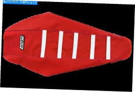 シート デカール作品ホンダ用赤/赤/白シートカバー DeCal Works Red / Red / White Seat Cover for Honda