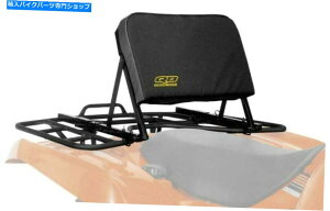 V[g ݕbN̂߂ATVpbh̔w̌㕔V[gNbVjo[TubNo[ ATV Padded Backrest Rear Seat Cushion for Cargo Rack Universal Black Back Bar
