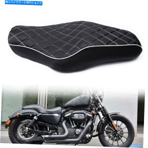 �V�[�g �n�[���[�_�r�b�h�\���X�|�[�c�X�^�[XL1200 883�̂��߂̃I�[�g�o�C�̉^�]��̏�q��2�̏�̍��� Motorcycle Driver Passenger Two Up Seat for Harley Davidson Sportster XL1200 883