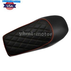 V[g I[goCJtF[T[V[gtbgubgnvThtBbgz_XYL}n Motorcycle Cafe Racer Seat Flat Brat Hump Saddle Fit For Honda Suzuki Yamaha
