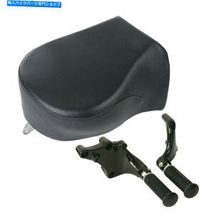V[g n[[XL883 XL1200 2014-2015ubN Rear Passenger Seat W/ Footpeg Mounting For Harley XL883 XL1200 2014-2015 Black