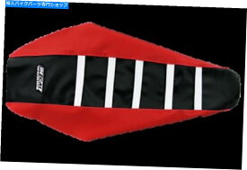 シート デカール作品ホンダ用赤/黒/白シートカバー DeCal Works Red / Black / White Seat Cover for Honda