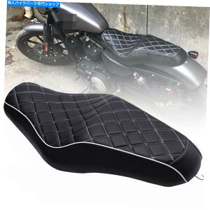 V[g _Ch2̏̍Ȃ̏q̃hCo[Tĥ߂̃n[[X|[cX^[XL883 1200 48 Diamond Two Up Seat Passenger Driver Saddle For Harley Sportster XL883 1200 48