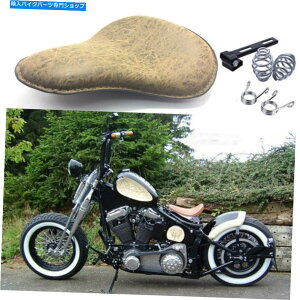 V[g n[[XvK[̃\̍Ȃ̃I[goCXvO\^] Motorcycle Spring Solo Driver Seat For Harley Springer Softail Bobber Chopper US